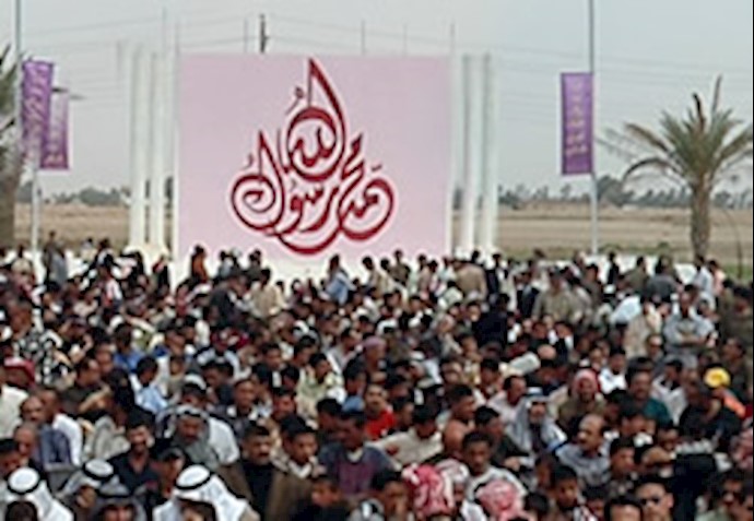 أکثر من ثمانية آلاف من المواطنين العراقيين وممثلي الاحزاب وشيوخ ووجهاء العشائر العراقية يشارکون في احتفال بمدينة اشرف بالمولد النبوي الشريف