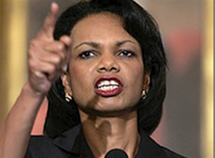 وزيرة الخارجية الامريکية تدعو النظام الايراني الی وقف عملية نقل الاسلحة والارهابيين الی العراق