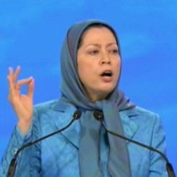 خطاب رئيسة الجمهورية المنتخبة من قبل المقاومة الايرانية
أمام تجمع «نحو النصر» الذي شارک فيه أکثر من (50) ألفاً من الايرانيين في باريس
30 حزيران 2007
