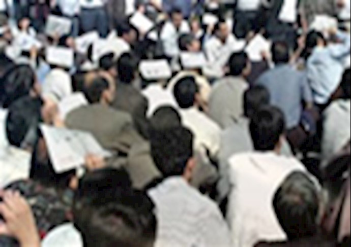 مظاهرة في مدينة اربيل ضد قصف النظام الإيراني مناطق کردية في العراق