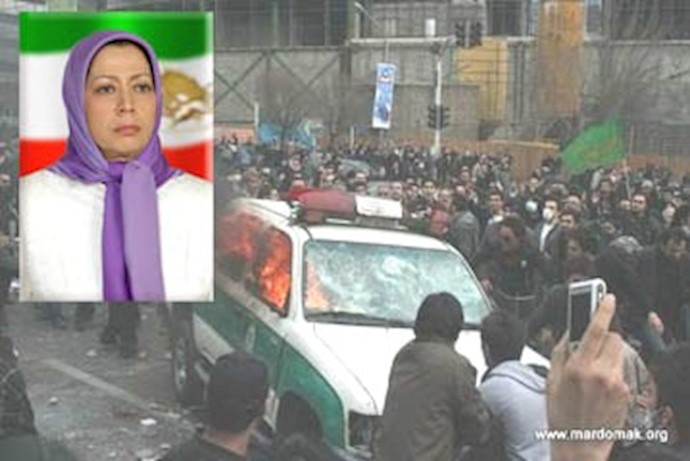 السيدة رجوي: الانتفاضة مستمرة حتی النصر، أوقفوا العلاقة مع قتلة أبناء الشعب الايراني