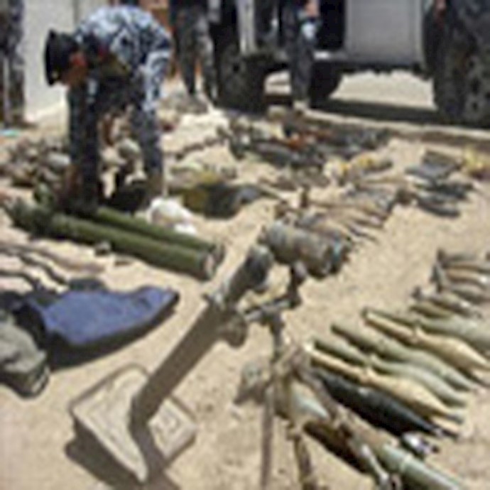 الجيش الأمريکي يعلن العثور في العراق علی أسلحة ايرانية الصنع لعام 2008