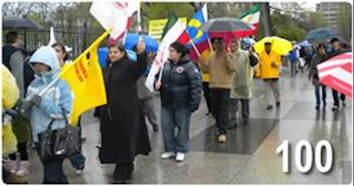 موقع «الملف نت» ينشر خبر تظاهرات الإيرانيين لليوم المئة أمام البيت الأبيض دفاعًا عن أشرف