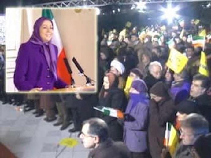 الرئيسة رجوي: الشعب الإيراني أکد اليوم ضرورة إسقاط نظام «ولاية الفقيه»