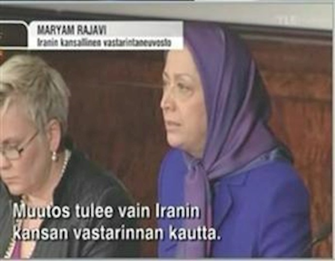 زيارة الرئيسة رجوي لفنلندا ولقاءاتها تستأثر باهتمام الإعلام الفلندي علی نطاق واسع
