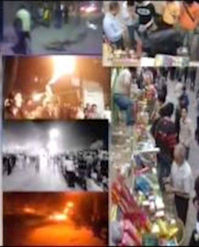 استعدادات واسعة النطاق في إيران للانتفاضة ضد النظام خلال الاحتفالات بعيد النار
