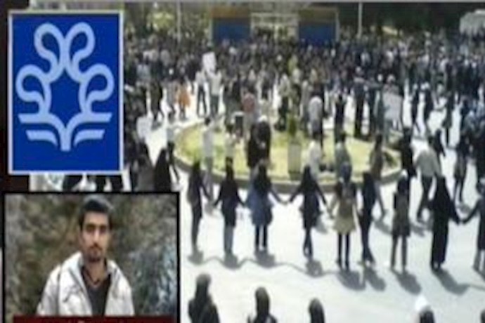 طلاب جامعة شيراز الإيرانية يؤبنون زميلهم الشهيد مرددين: «أخي الشهيد، سآخذ ثأرک»