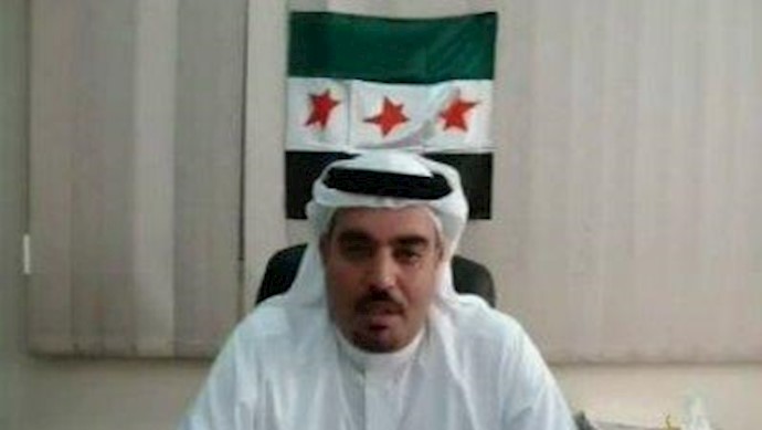 انضمام مصعب الناصيف النعيمي احد مشايخ عشيرة النعيم في سوريا للثورة