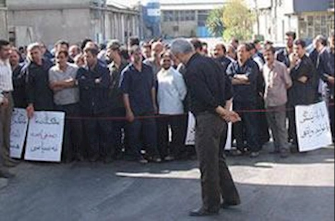 احتجاج عمالي في شمال غربي إيران