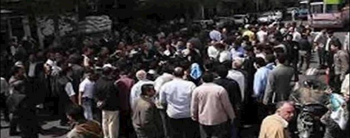 ايران - تجمع احتجاجي لعمال مجمع بوعلي للکيمياويات