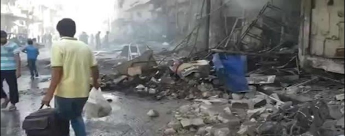 مجزرة بقصف للنظام علی ريف حلب وتقدم للمعارضة بدرعا