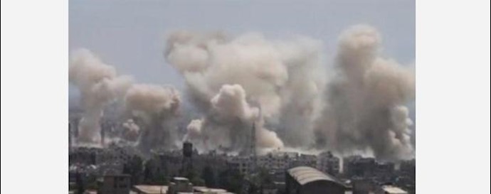 29 قتيلا بينهم 13 طفلا بغارات للجيش السوري علی حمص