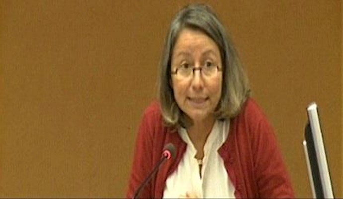 کلمة اليزابتا زامباروتي من أعضاء لجنة البرلمانيين والمواطنين الإيطاليين من أجل إيران حرة
