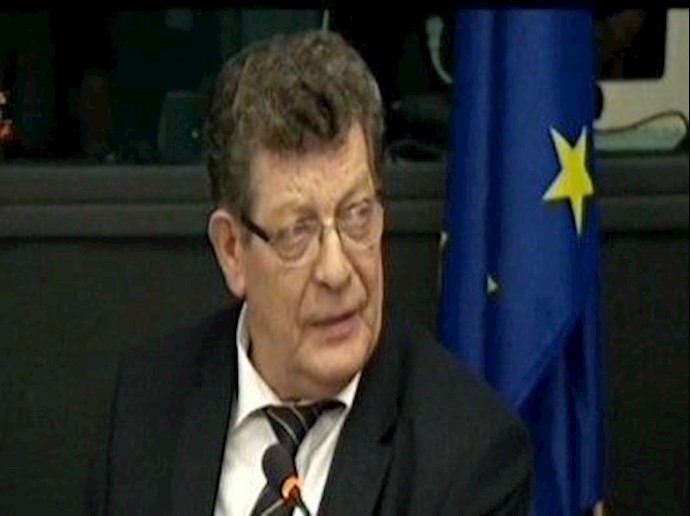 کلمة جرارد دبرة رئيس مجموعة أصدقاء إيران حرة في البرلمان الأوروبي من بلجيکا في ندوة في البرلمان الأوروبي