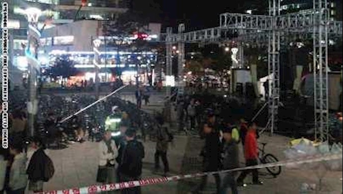 نهاية مأساوية لحفل موسيقي في کوريا الجنوبية بسقوط 16 قتيلاً و11 جريحاً