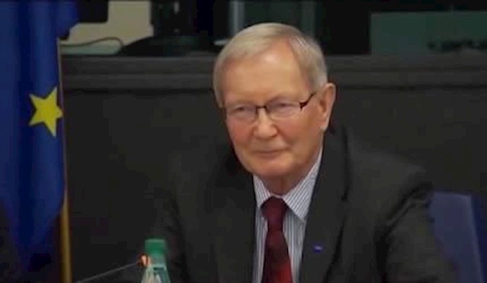 تونة کلام نائب البرلمان الأوروبي من إستونيا في جلسة أصدقاء إيران حرة بالبرلمان الأوروبي