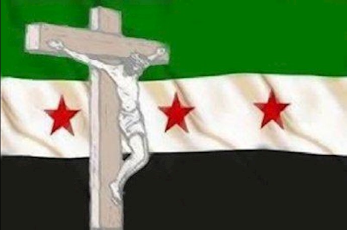 نظام الأسد يقتل المسيحيين ويمشي في جنازتهم!