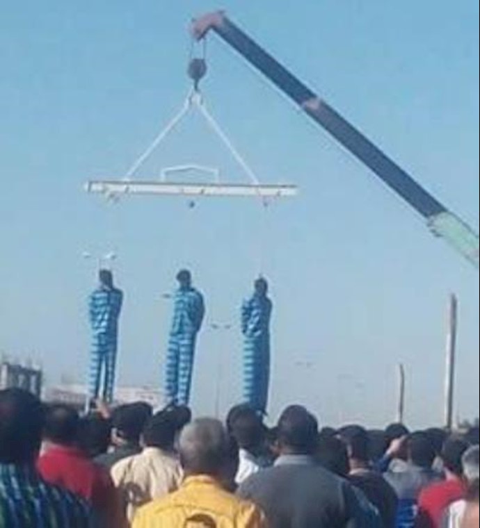 إيران- إعدام ثلاثة سجناء أمام الملأ بميناء «بندر عباس» جنوبي إيران
