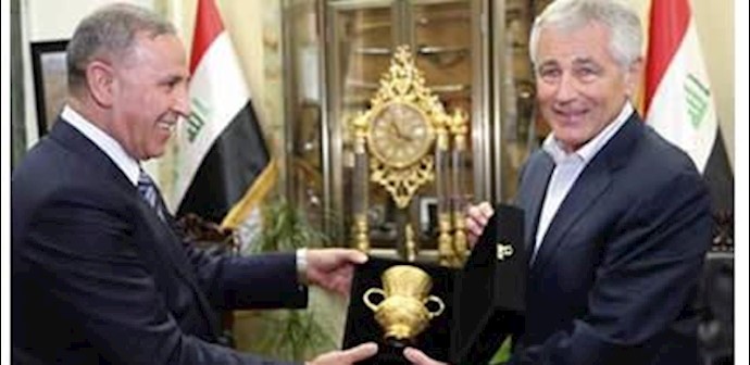 وزير الدفاع الأميرکي من بغداد نتقدم بثبات ضد داعش لکن أمامنا طريق طويل