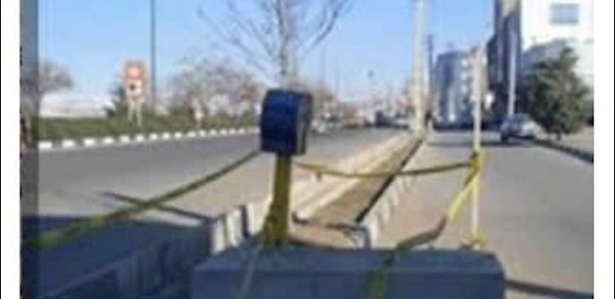 ايران-اهالي منطقة ”غياث آباد”في مدينة قزوين يحتجون علی انقطاع الکهرباء