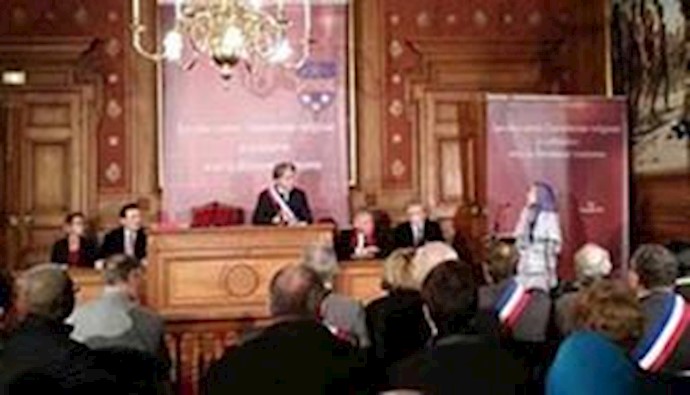 کلمة مريم رجوي في مؤتمر عقده المنتخبون الفرنسيون ضد التطرف الديني وتضامنا مع المقاومة
