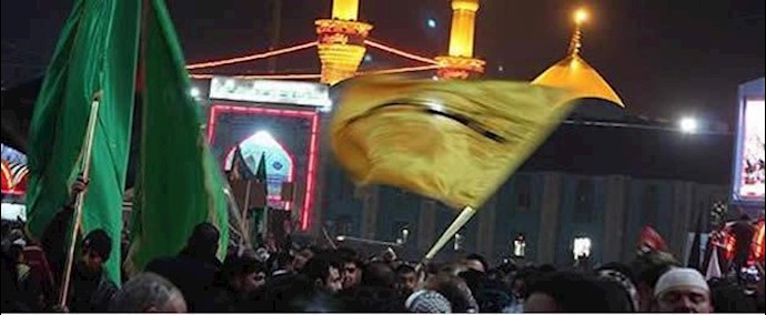 محاولات فضيحة يمارسها نظام الملالي الدجال بهدف تمويه ومصادرة مراسم الأربعين