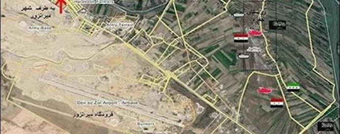 إيران.. ارسال قوات ومعدات عسکرية من إيران إلی مطار دير الزور بسوريا