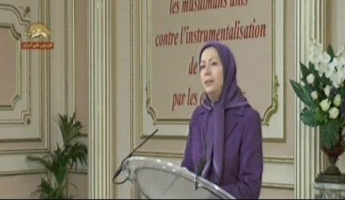 خطاب ألقته مريم رجوي في مؤتمر«المسلمون متحدون ضد استغلال الاسلام من قبل المتطرفين »