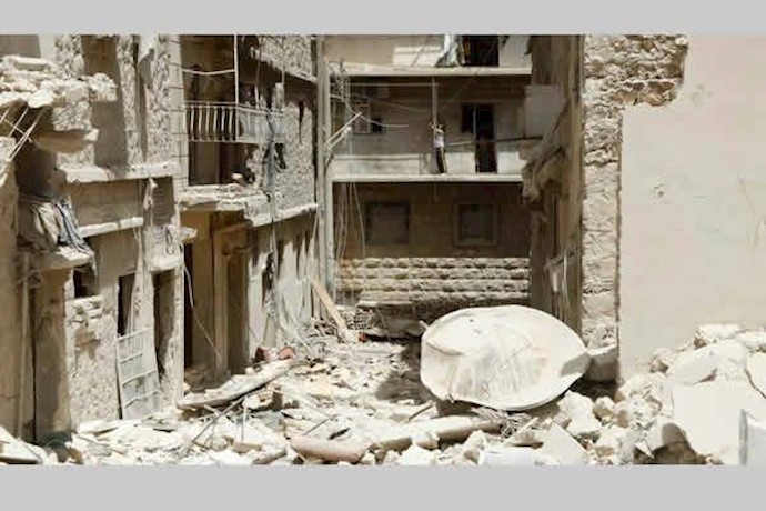 مشاهد من الجريمة ضد الانسانية في سوريا تحت قيادة فيلق القدس الارهابي التابع للنظام الايراني