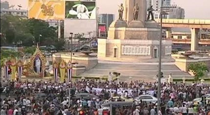مظاهرات مناهضة للانقلاب في تايلند