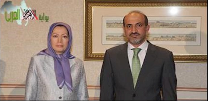 مريم رجوي: ندين الفاشية الحاکمة في طهران.. وأحمد الجربا: مصير الشعب والثورة السورية متربط بمصير الشعب الإيراني