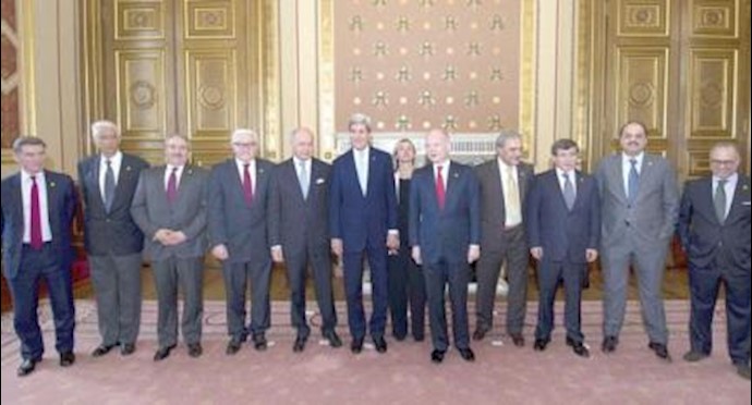مؤتمر لندن يعد المعارضة السورية بدعم عسکري وسياسي.. ويدين الانتخابات «غير الشرعية»