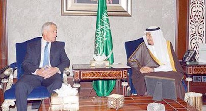 ولي العهد السعودي يلتقي وزير الدفاع الأميرکي