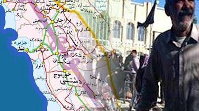 إيران: احتجاج عمال مصنع اسمنت في مدينة (دشتستان)