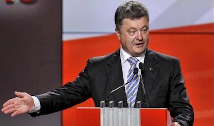 بوروشنکو يأسف لدعم موسکو غير الکافي لخطة السلام في اوکرانيا