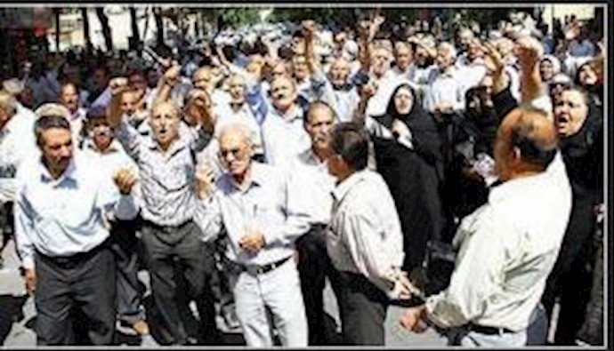 إيران: حشد العمال الاحتجاجي في شرکة جي تاک بمدينة سامان