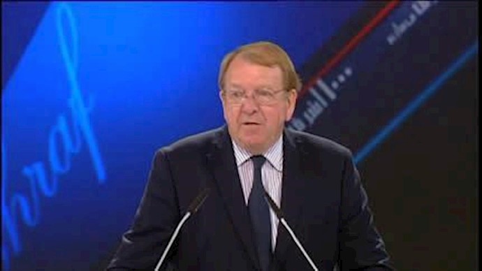 سترون ستيفنسون_ رئيس لجنة العلاقة مع العراق في البرلمان الأوروبي: لا بد لخامنئي وروحاني أن يرحلا