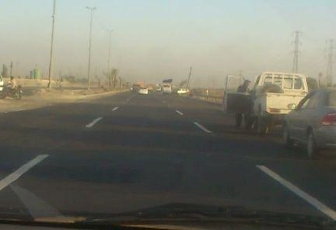 مواصلة سرقة ممتلکات أشرف من قبل لجنة قمع اشرف وقوات 9 بدر