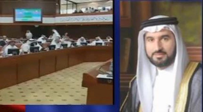 رسالة عبدالحکيم الشمري رئيس لجنة حقوق الانسان في البرلمان البحريني لدعم حقوق الانسان في ايران وسکان مخيم ليبرتي