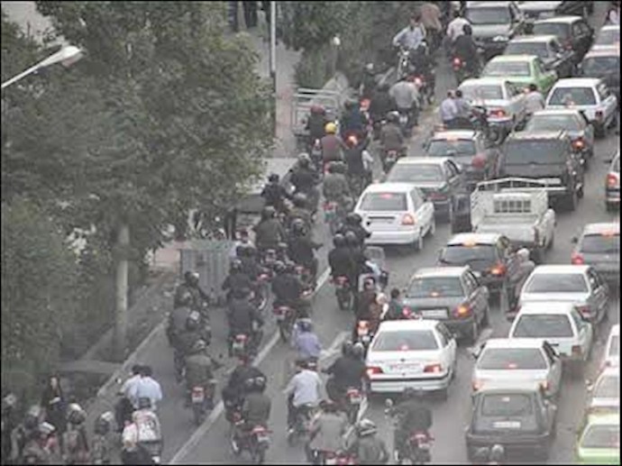 ايران: دوريات قمعية راکبة