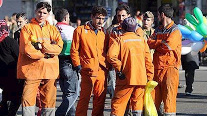 إيران_ سنندج: إضراب عمال البلدية