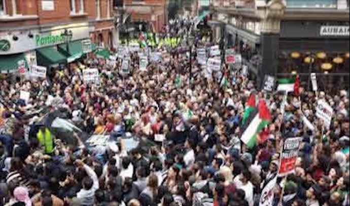 مظاهرتان للفلسطينيين بلندن وبرلين