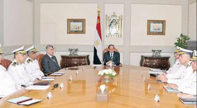 السيسي يوجه بضرورة وضع استراتيجية شاملة لمواجهة التحديات الأمنية