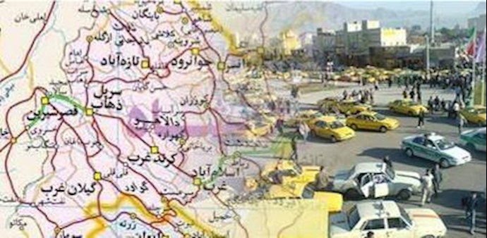 ايران : تجمع احتجاجي لمجموعة من سواق التکسي في کرمانشاه