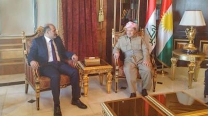 الجربا يلتقي بارزاني أثناء زيارته أربيل
