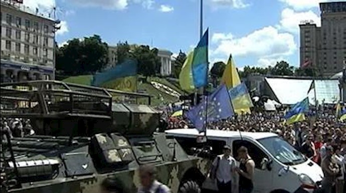 الجيش الاوکراني يشن هجوما علی بعد 30 کليومترا غرب دونيتسک