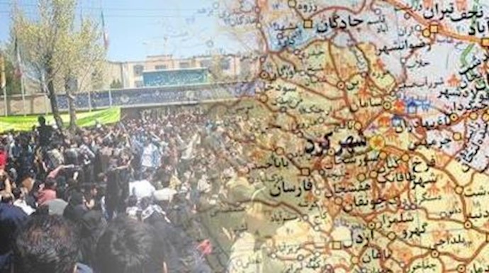ايران : اغلاق طريق فارسان الی مدينة شهر کورد من قبل مواطنين محتجين
