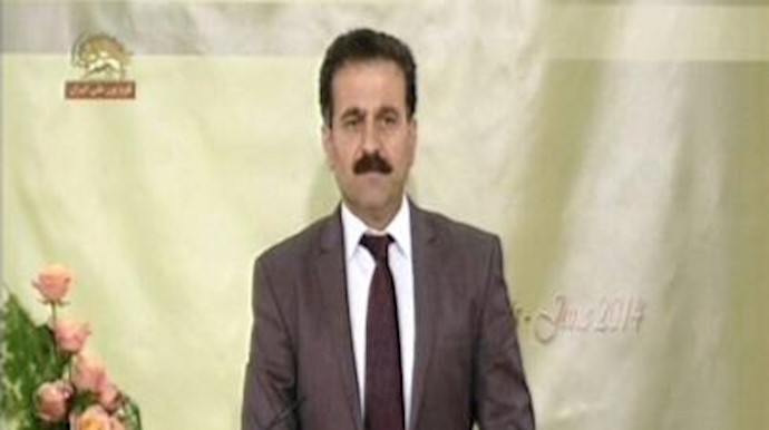 کلمة کاک بابا شيخ حسيني الأمين العام لمنظمة خة بات کردستان الإيراني في مأدبة الفطور بمدينة أوفير سورآز