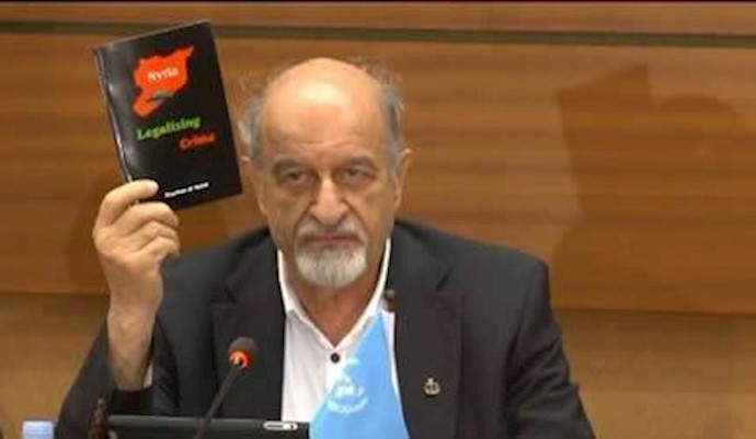 کلمة هيثم مالح أحد قياديي الثورة السورية في مؤتمر جنيف بحضور السيدة مريم رجوي