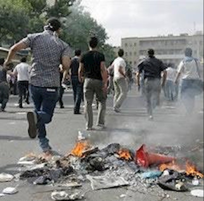 ايران: تأديب و وارغام عملاء الباسيج علی الهروب في حديقة شفق بطهران